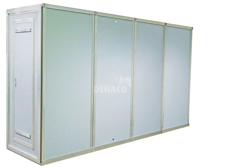 Dehaco Plattendusche mit 4 Kabinen 100 x 100 cm