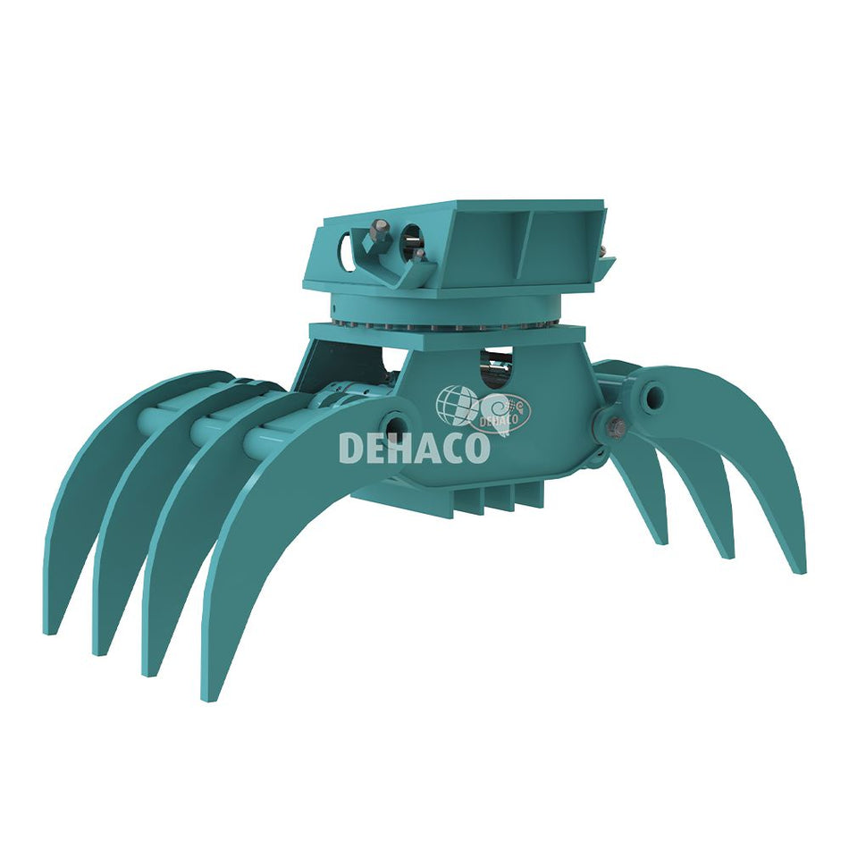DHG1104-7T-R Hydraulischer Holzgreifer 7-Zahn mit Rotation 16 - 25 Tonnen