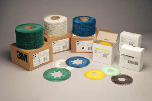 Scotch-Brite™ Radialborstenbürsten-Ersatzscheibe BB-ZB, Typ C, 203 mm x 1,8 mm, P120, Nachfüllpackung