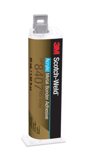 3M™ Scotch-Weld™ Acrylatklebstoff DP8407NS, Grau, 50 ml Duo-Pak