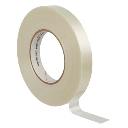 Scotch® 45 Polyester Klebeband, glasfaserverstärkt, Transparent, 19 mm x 20 m, 0,2 mm
