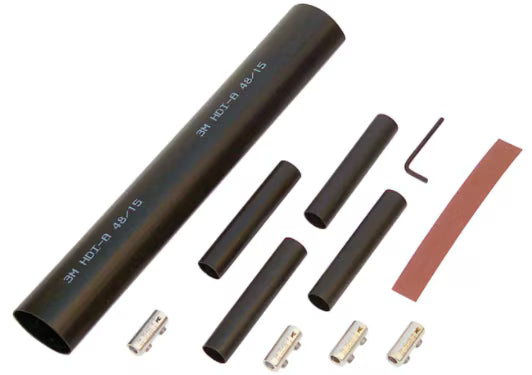 3M™ 91-AHMC Warmschrumpf-Kabelverbindungsmuffe, 6/5, 0.6/1 kV, 5x 1.5 - 6 mm², Warmschrumpfverbinder