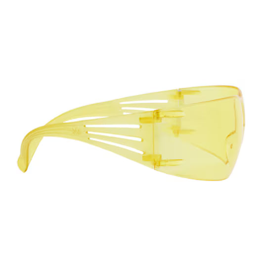 3M™ SecureFit™ 200 Schutzbrille, kratzfest/beschlagfrei Plus, gelbe Scheiben, SF203AFP