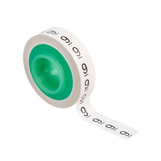 3M™ ScotchCode™ SDR-9 Kabelmarkierungs-Nachfüllrollen, Ziffer „9“, 3x Blisterpackung