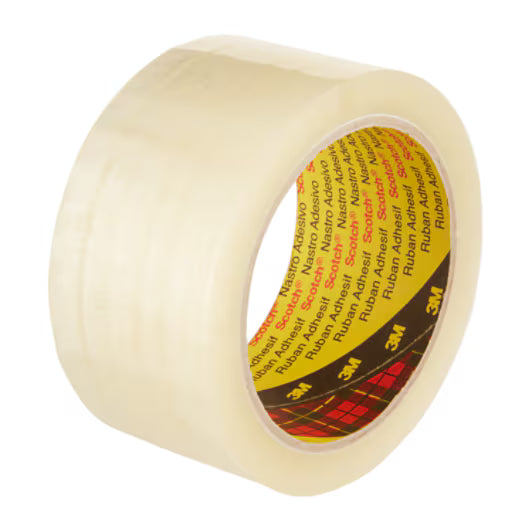 Scotch® Paketband 371, Transparent, 75 mm x 66 m, 0.048 mm