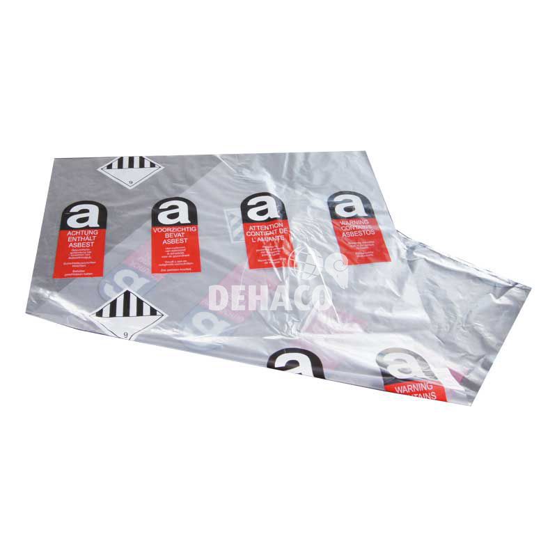 PE-Abfallsack 120x130 cm mit Asbestaufdruck