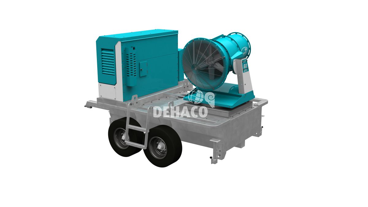 Tera 60 GTM All-in-one Wassernebler mit landwirtschaftlichem Fahrgestell